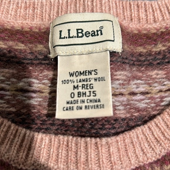 LL Bean, wool sweater, women’s medium - Picture 2 of 5